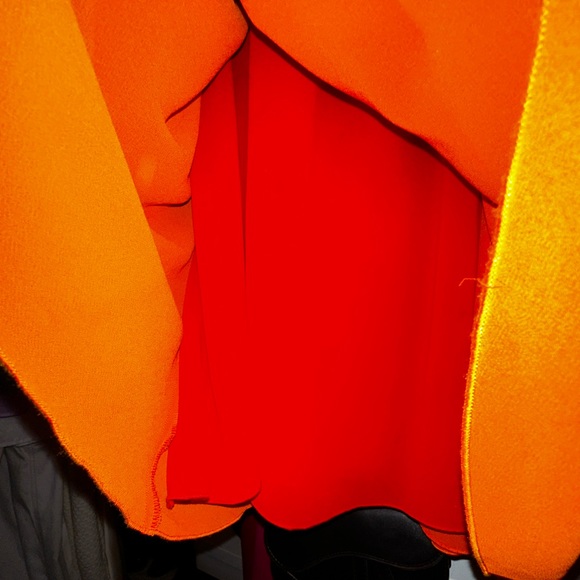 Red, orange, pink summer tie-strap dress - Picture 4 of 4
